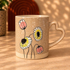 Speckled Floral Mug 350ml - ceramic mug, view 3 of 4