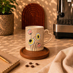 Speckled Floral Mug 350ml - ceramic mug, view 4 of 4