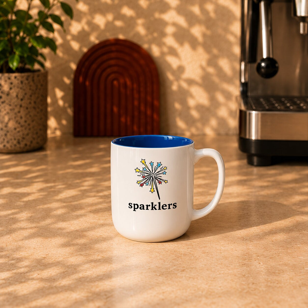 Sparklers Mug – Blue Interior 350ml