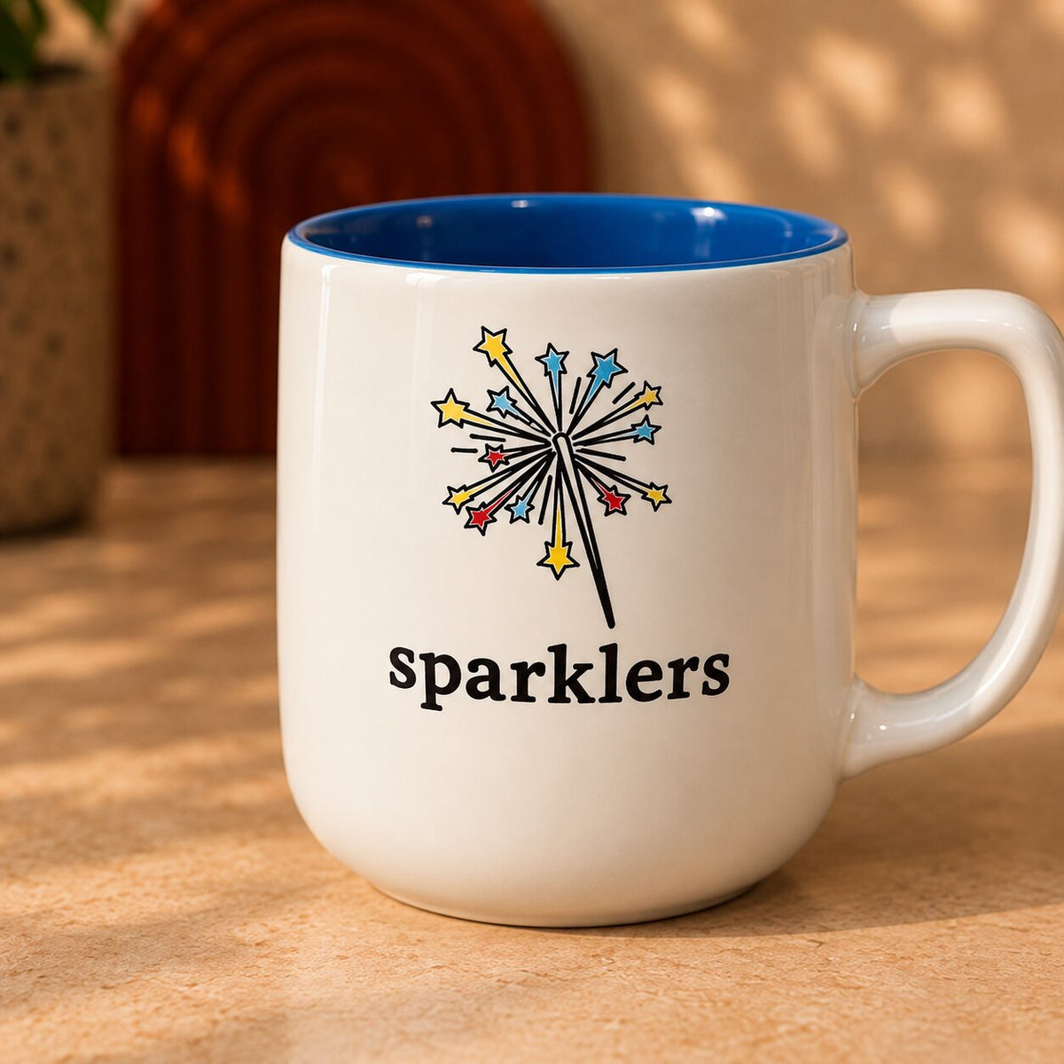 Sparklers Mug – Blue Interior 350ml