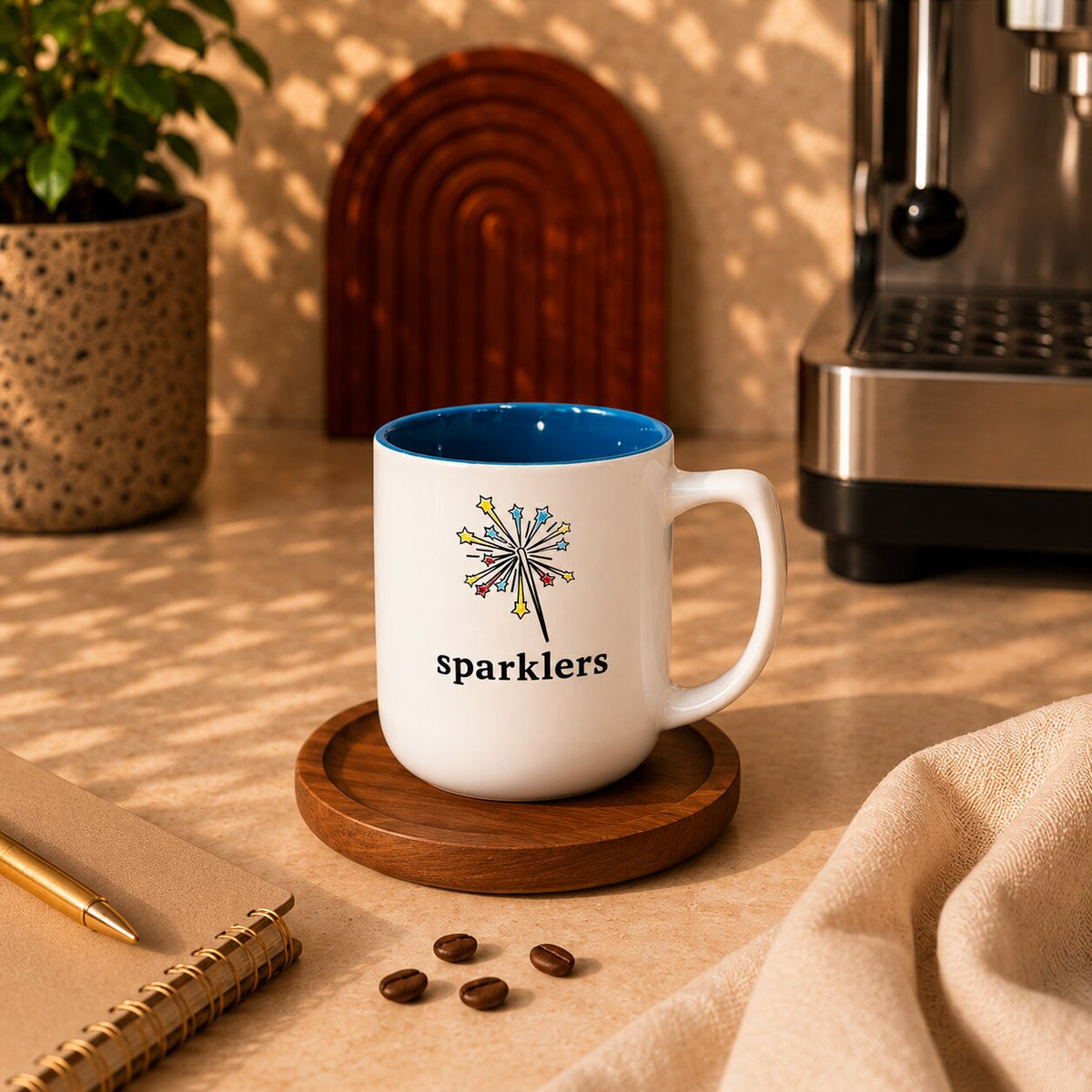 Sparklers Mug – Blue Interior 350ml