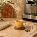 Golden Ember Espresso Cup – 90–120ml