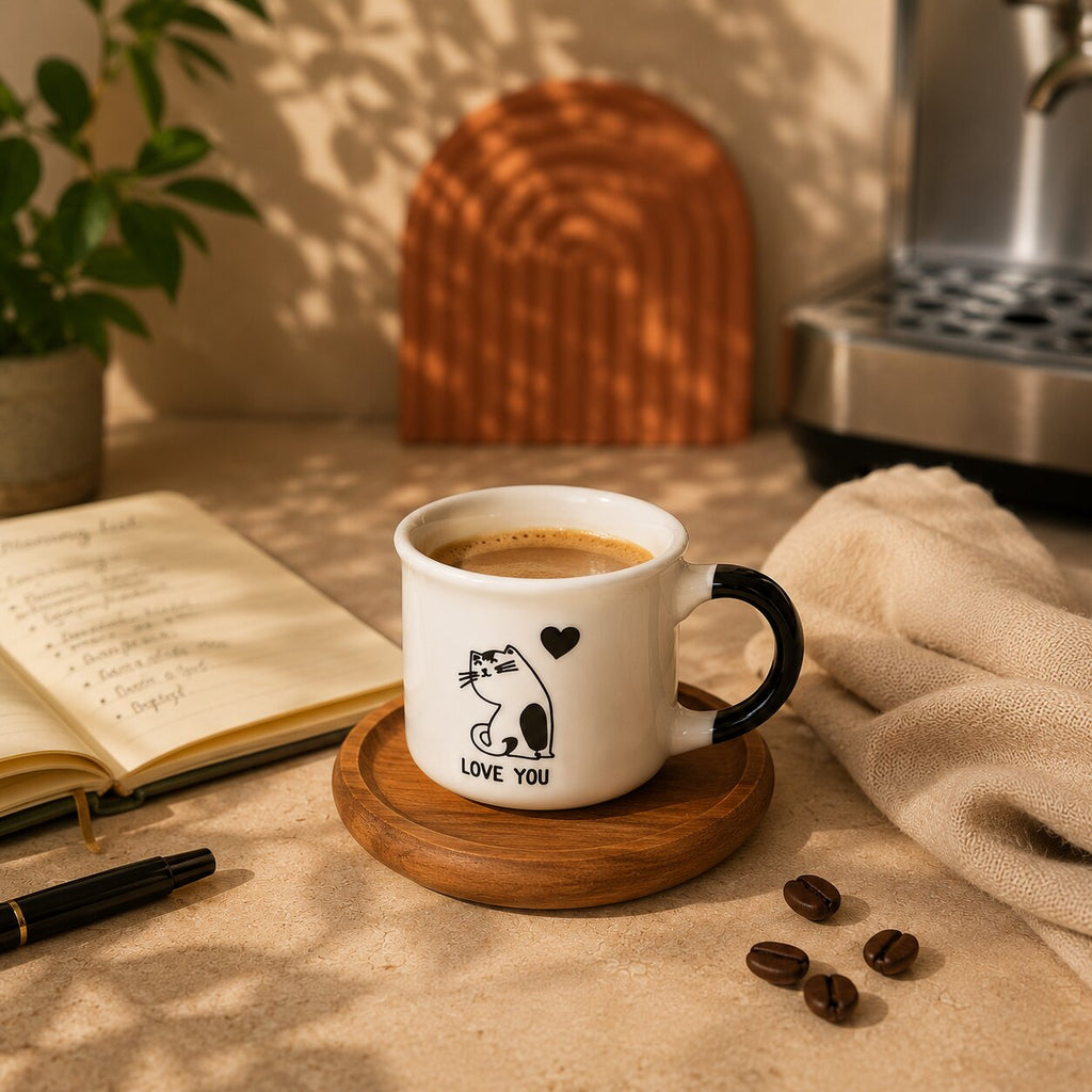 Love You Cat Mini Mug 90ml