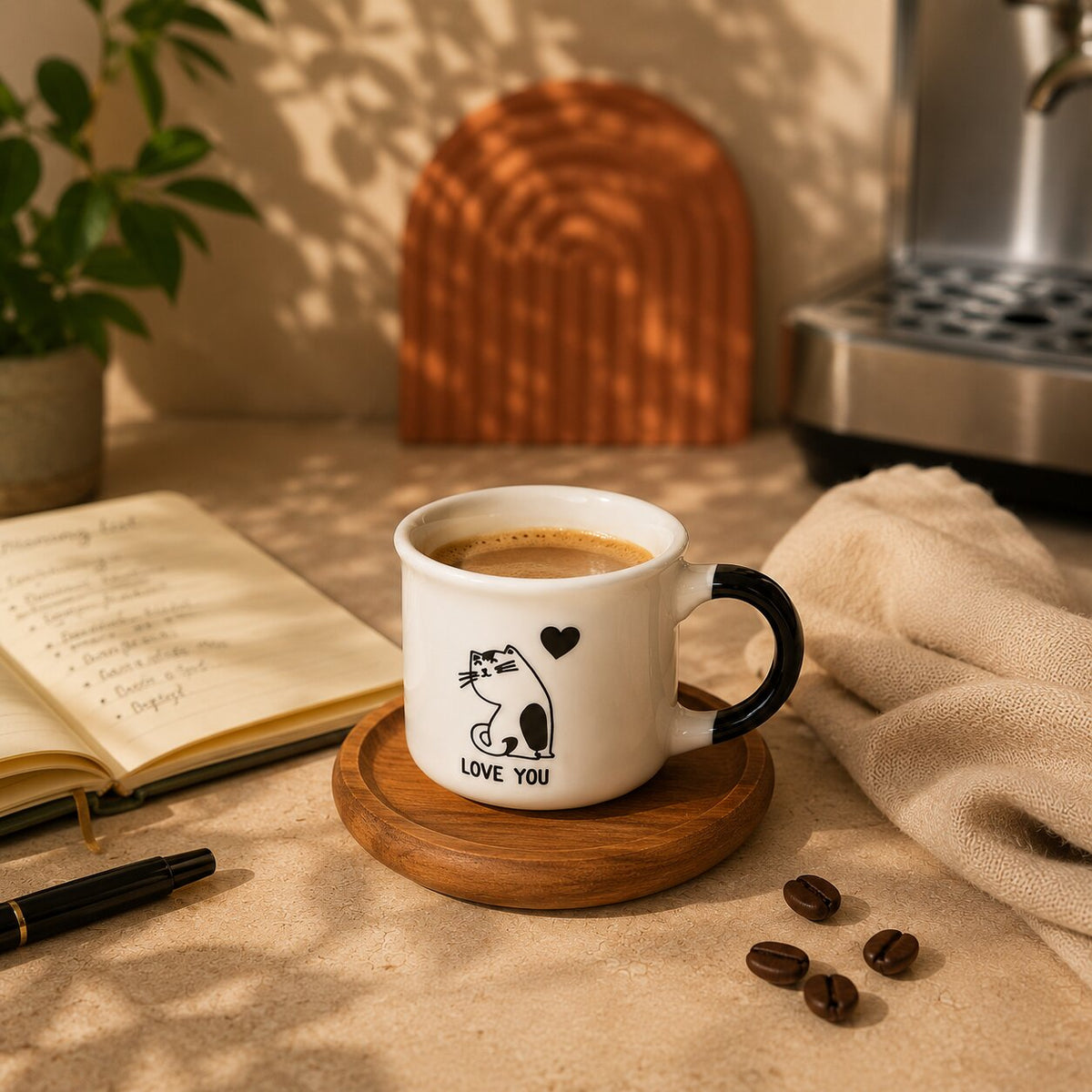 Love You Cat Mini Mug 90ml