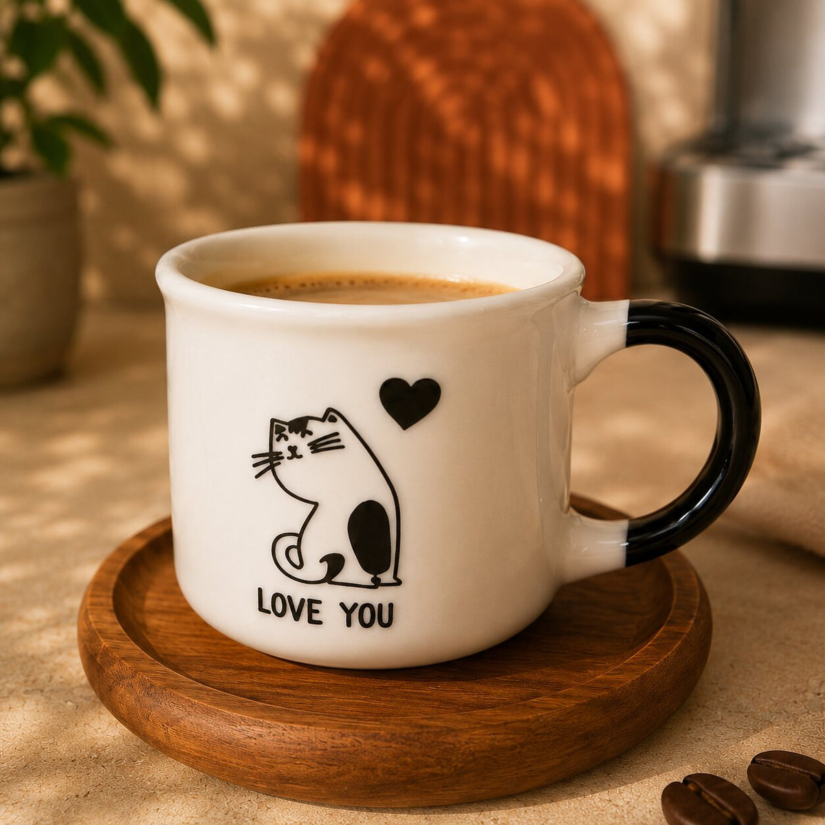 Love You Cat Mini Mug 90ml