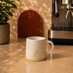 White Ski Silhouette Mug 350ml