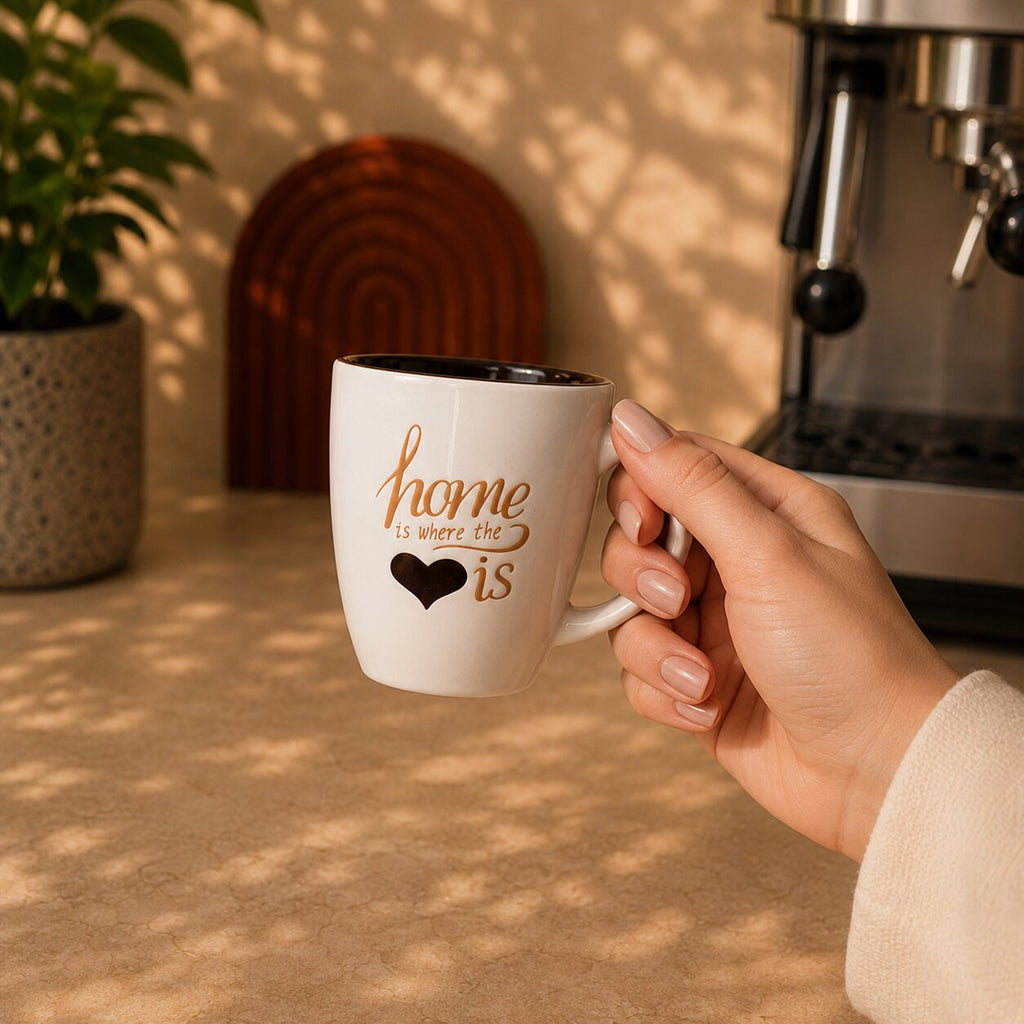 Home Is Where the Heart Is Coffee Mug 200ml