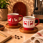 Christmas Reindeer Duo Mug Bundle, 310ml each - photo 3