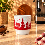 Christmas Village Mug, Red & White, 350ml – view 2