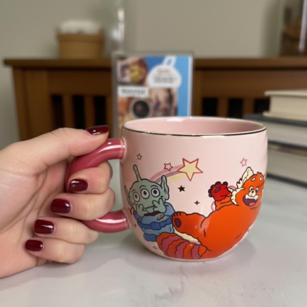 Cute Pink Pixar Mug 300ml - Adorable Design for Every Fan