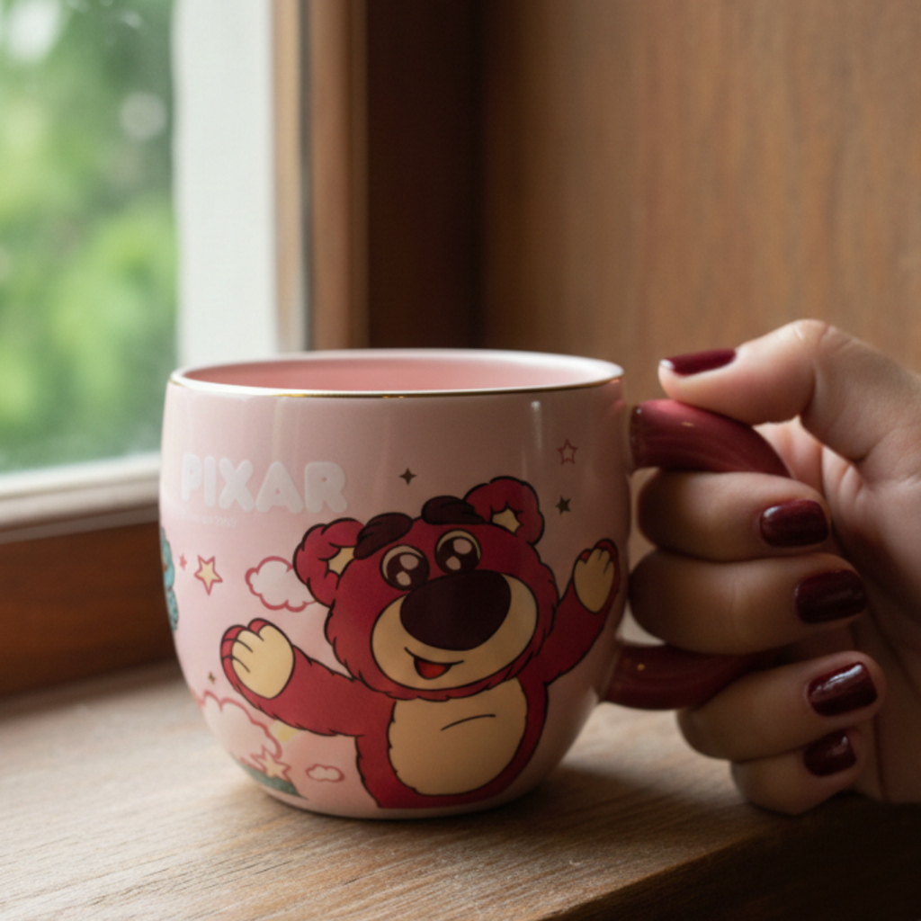 Cute Pink Pixar Mug 300ml - Adorable Design for Every Fan
