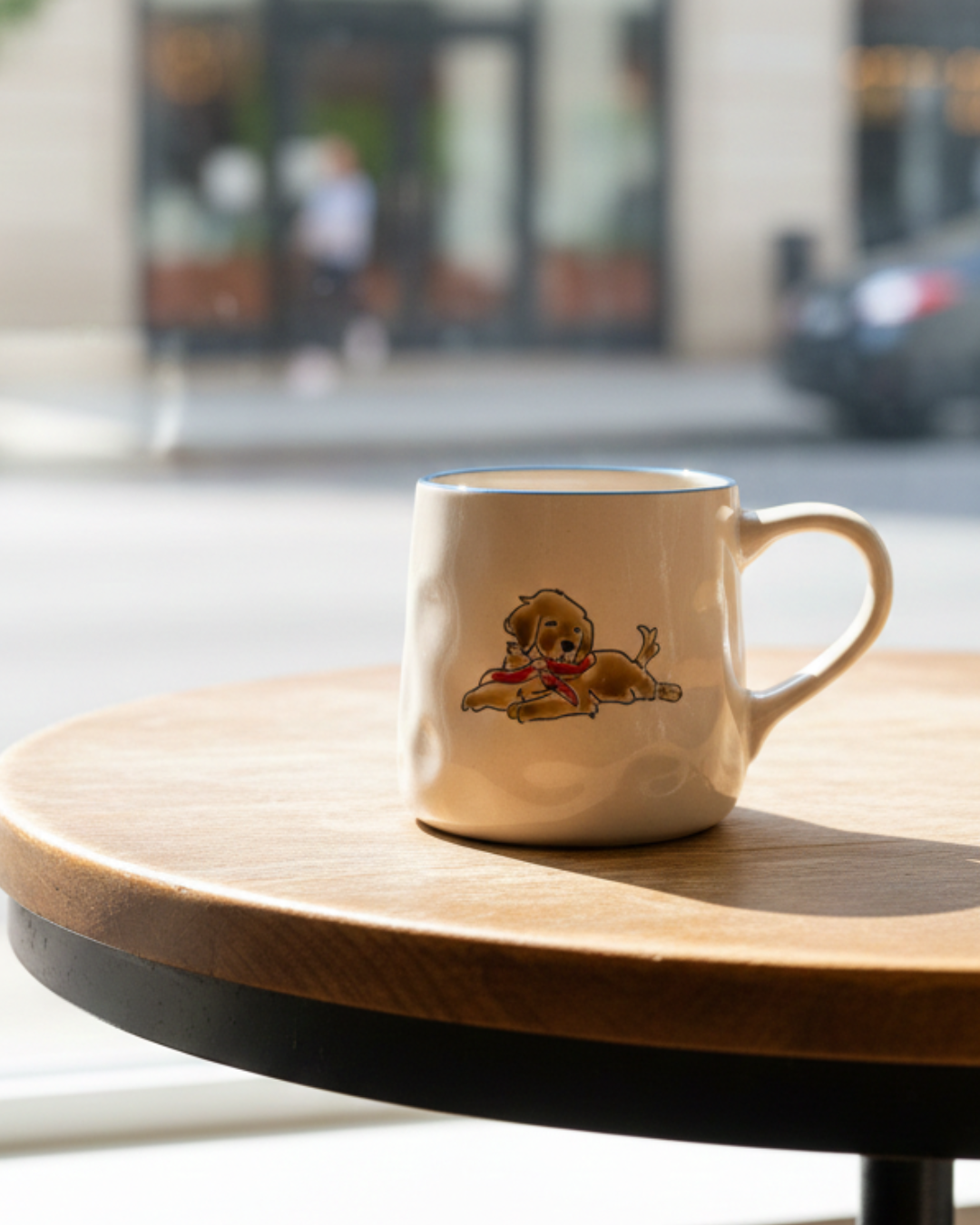 Cute Puppy Ceramic Mug – 350ml