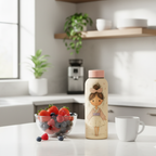Cute Girl Bottle - Adorable Water Bottle for Kids & Teens