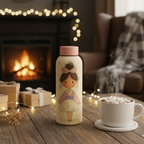 Cute Girl Bottle - Adorable Water Bottle for Kids & Teens
