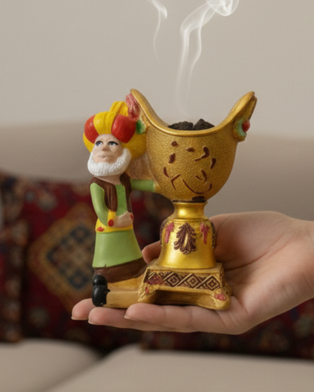 Handmade Mesaharaty Ramadan Bakhoor Holder – Festive Home Decor