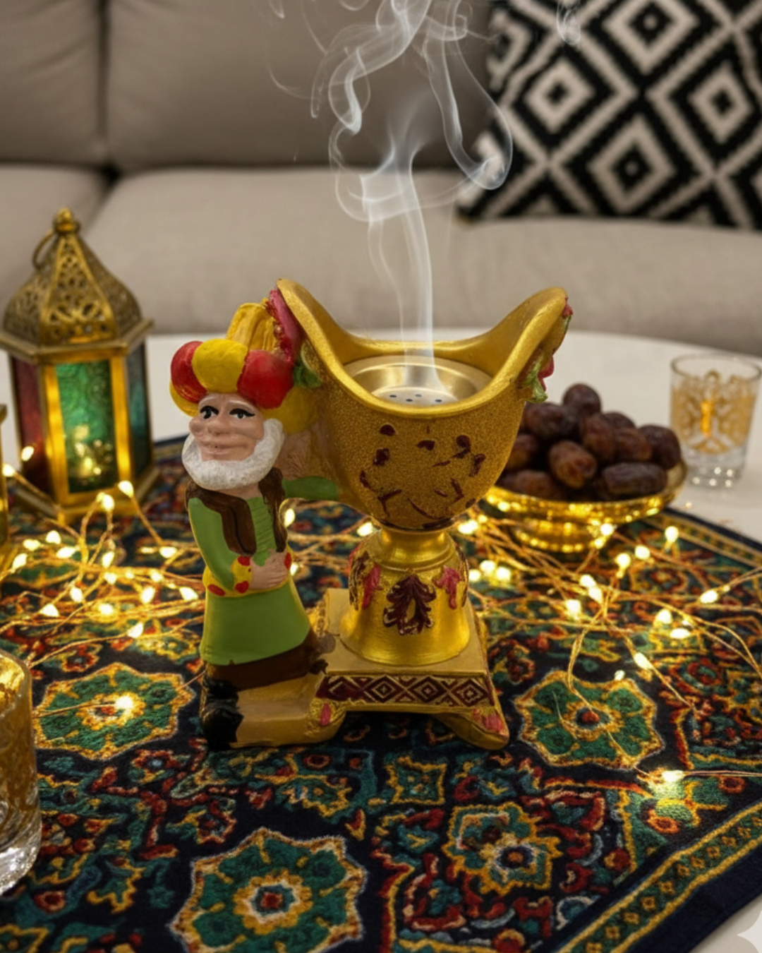 Handmade Mesaharaty Ramadan Bakhoor Holder – Festive Home Decor