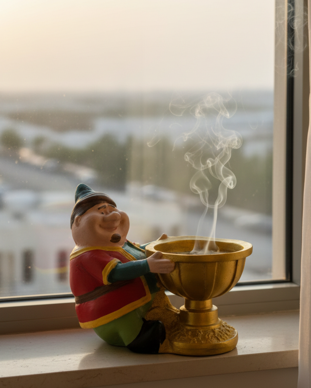 Handmade Fananes with Bakhoor Bowl – Ramadan Accent Piece