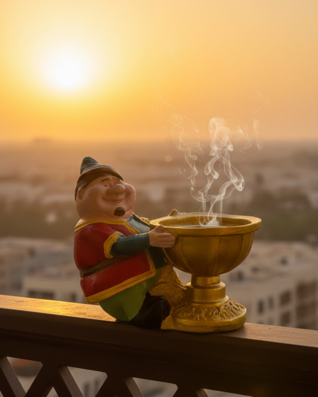 Handmade Fananes with Bakhoor Bowl – Ramadan Accent Piece