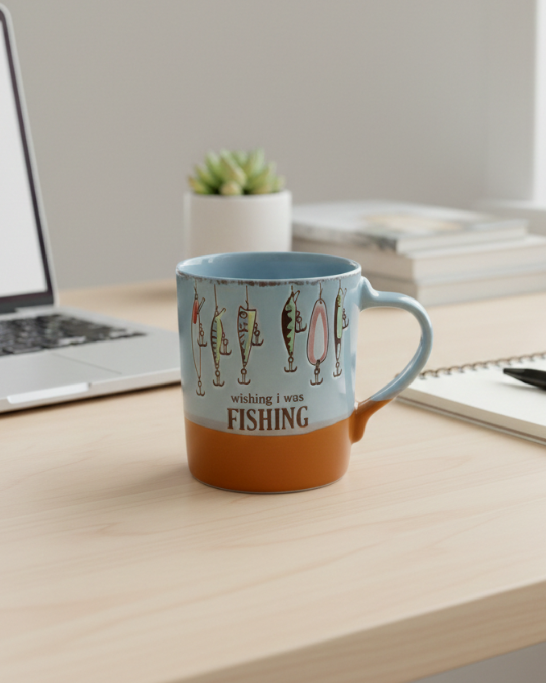 Fishing Lover Ceramic Coffee Mug – 400ml