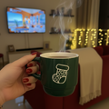 Green Christmas Stocking Cup – 310 ml Holiday Edition - Gifteila