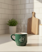 Green Christmas Stocking Cup – 310 ml Holiday Edition