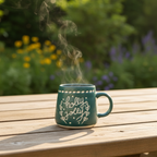 HandMade Holly Jolly Mug Large - Festive Christmas Coffee Mug