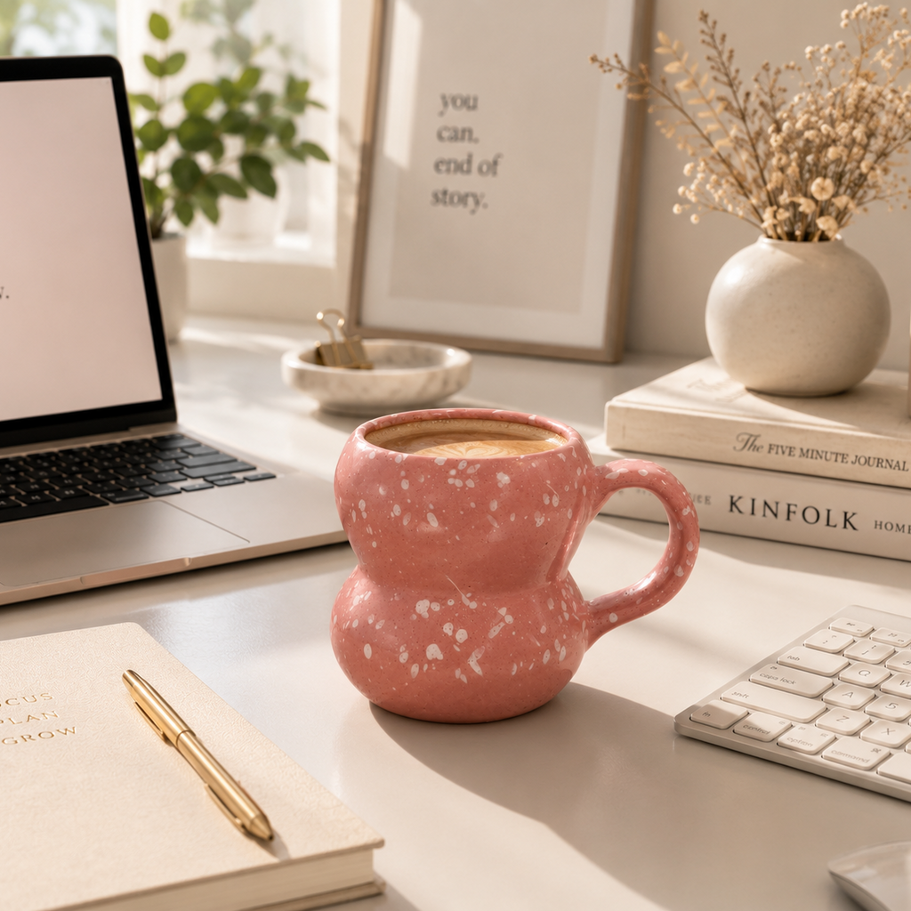 Rosy Aura Ceramic Mug 120ml