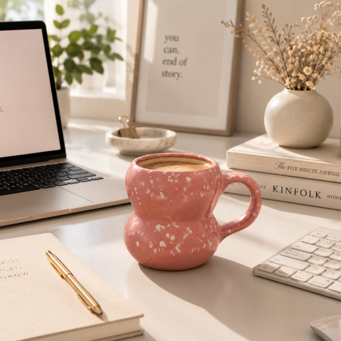 Rosy Aura Ceramic Mug 120ml