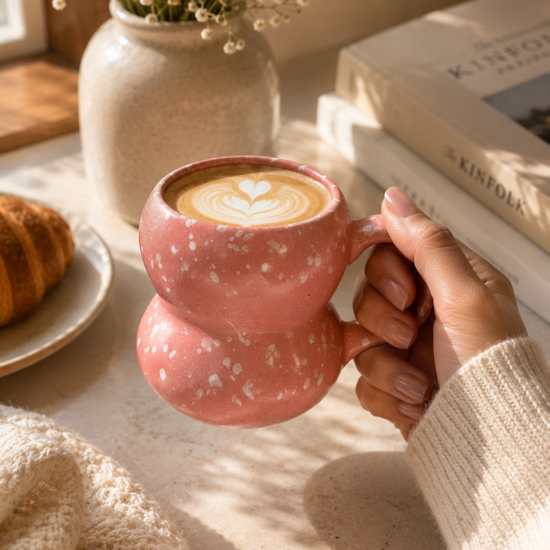 Rosy Aura Ceramic Mug 120ml