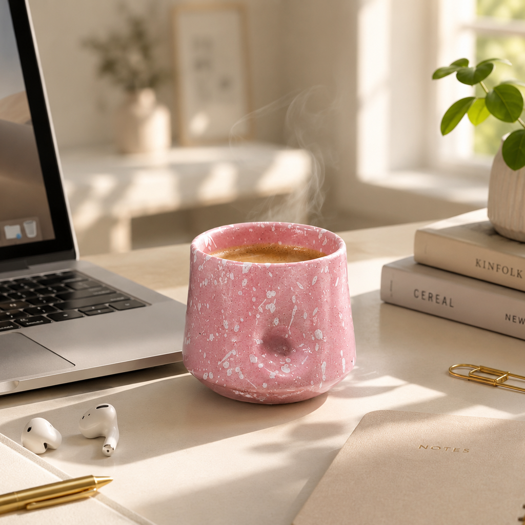 Pink Pebble Espresso Cup 100ml