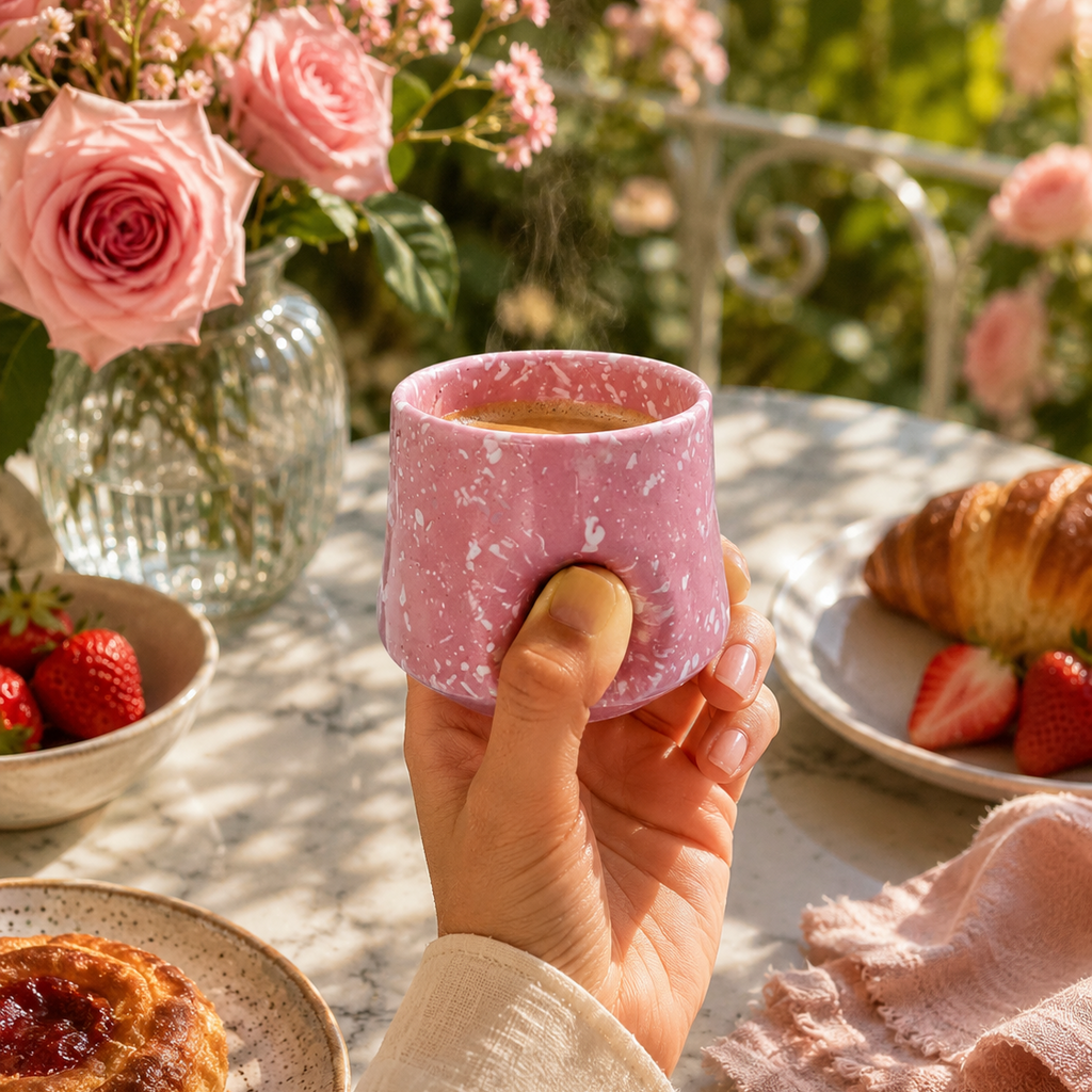 Pink Pebble Espresso Cup 100ml
