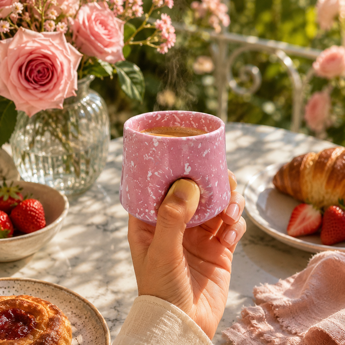 Pink Pebble Espresso Cup 100ml