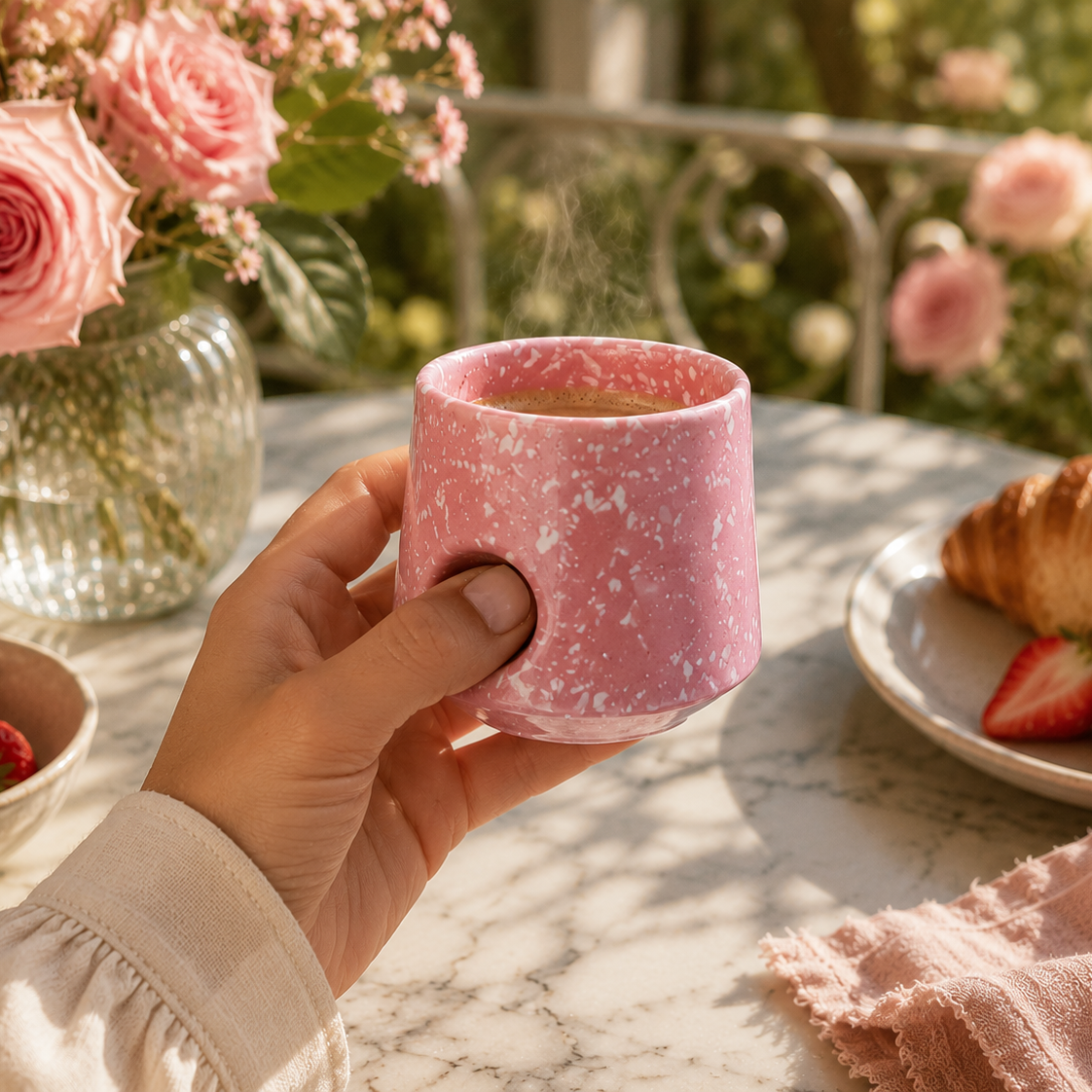 Pink Pebble Espresso Cup 100ml