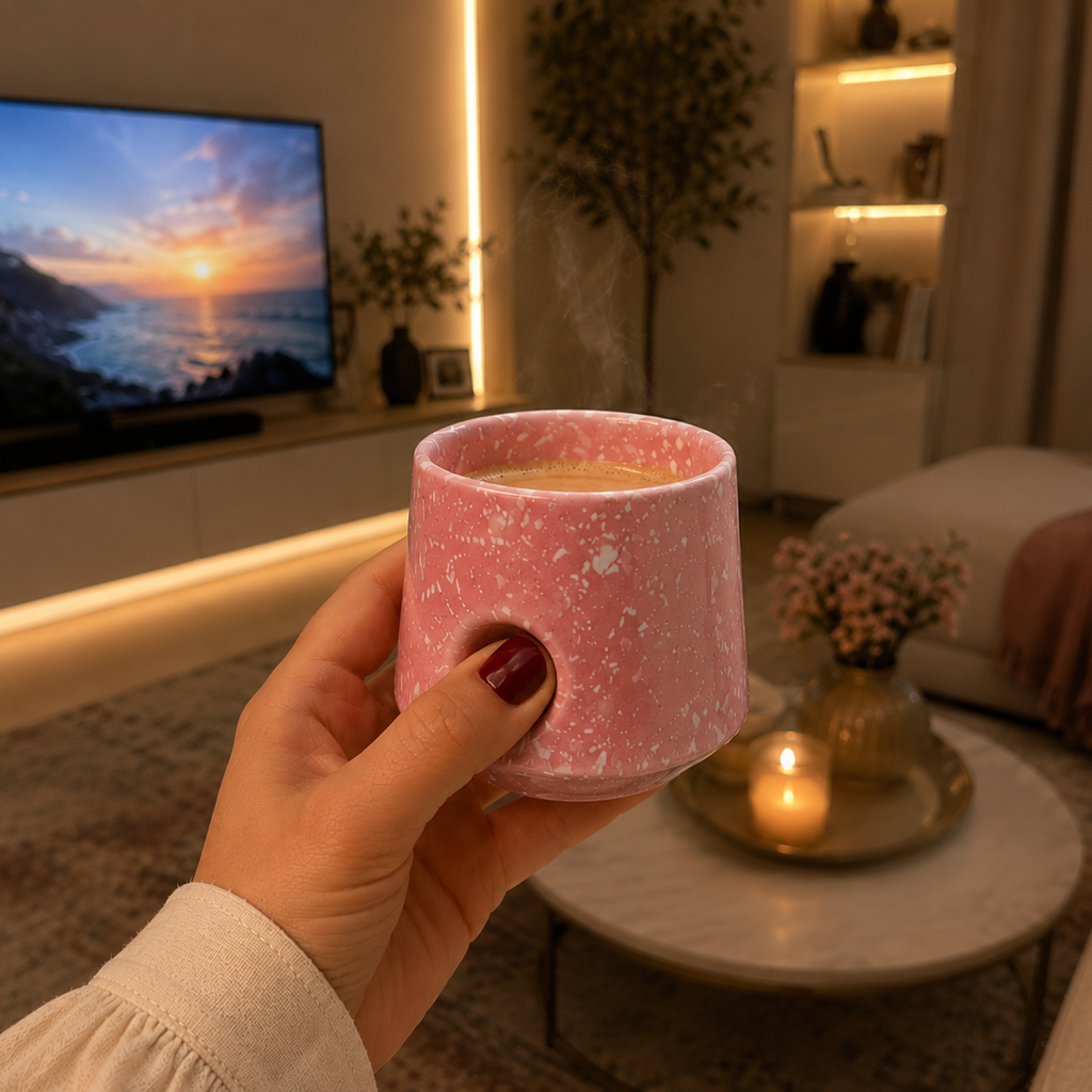 Pink Pebble Espresso Cup 100ml