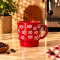 Ho Ho Ho Christmas Mug, Festive Red, 350ml by Gifteila