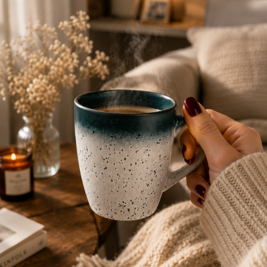 Minimalist Speckled Ceramic Mug – 350ml