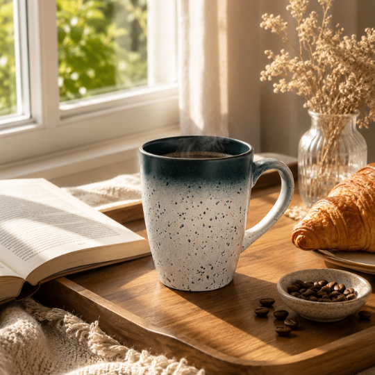 Minimalist Speckled Ceramic Mug – 350ml