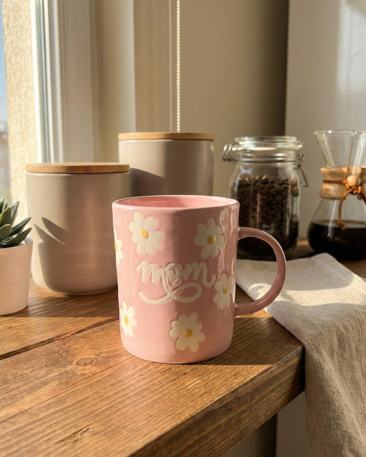 Mom Daisy Ceramic Mug – 650 ml