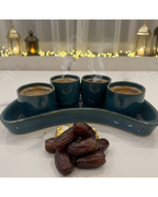 Ramadan Hilal Tray – 4 Cups Set