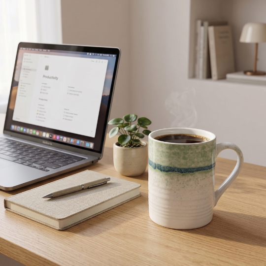 Green Tide Coffee Mug – 350ml