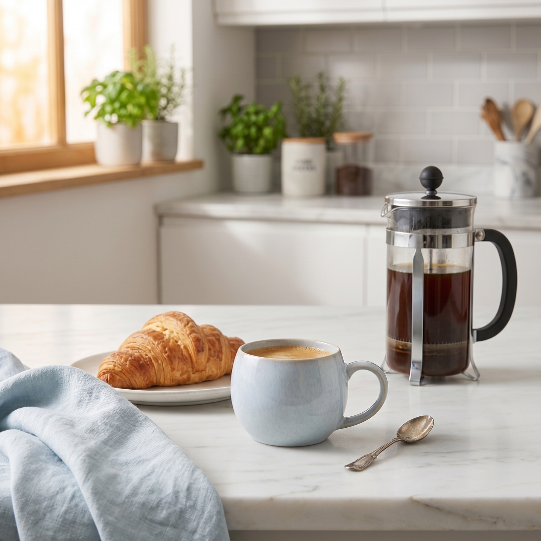 Premium Light Blue Glazed Mug (150ml)