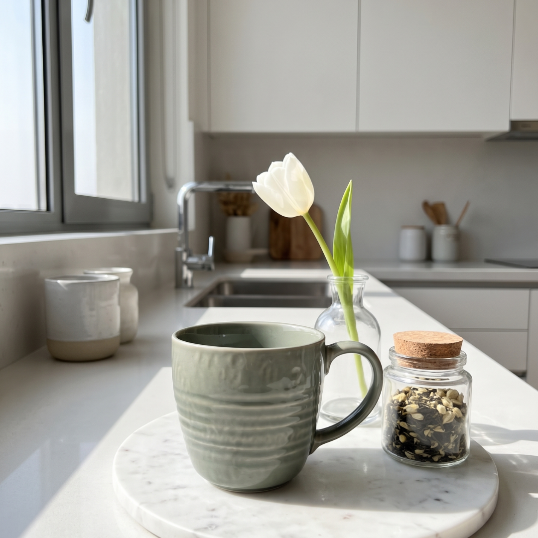 Premium Sage-Green 280ml Ceramic Mug