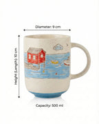 Seaside Harbor Ceramic Mug 500ml - photo 5