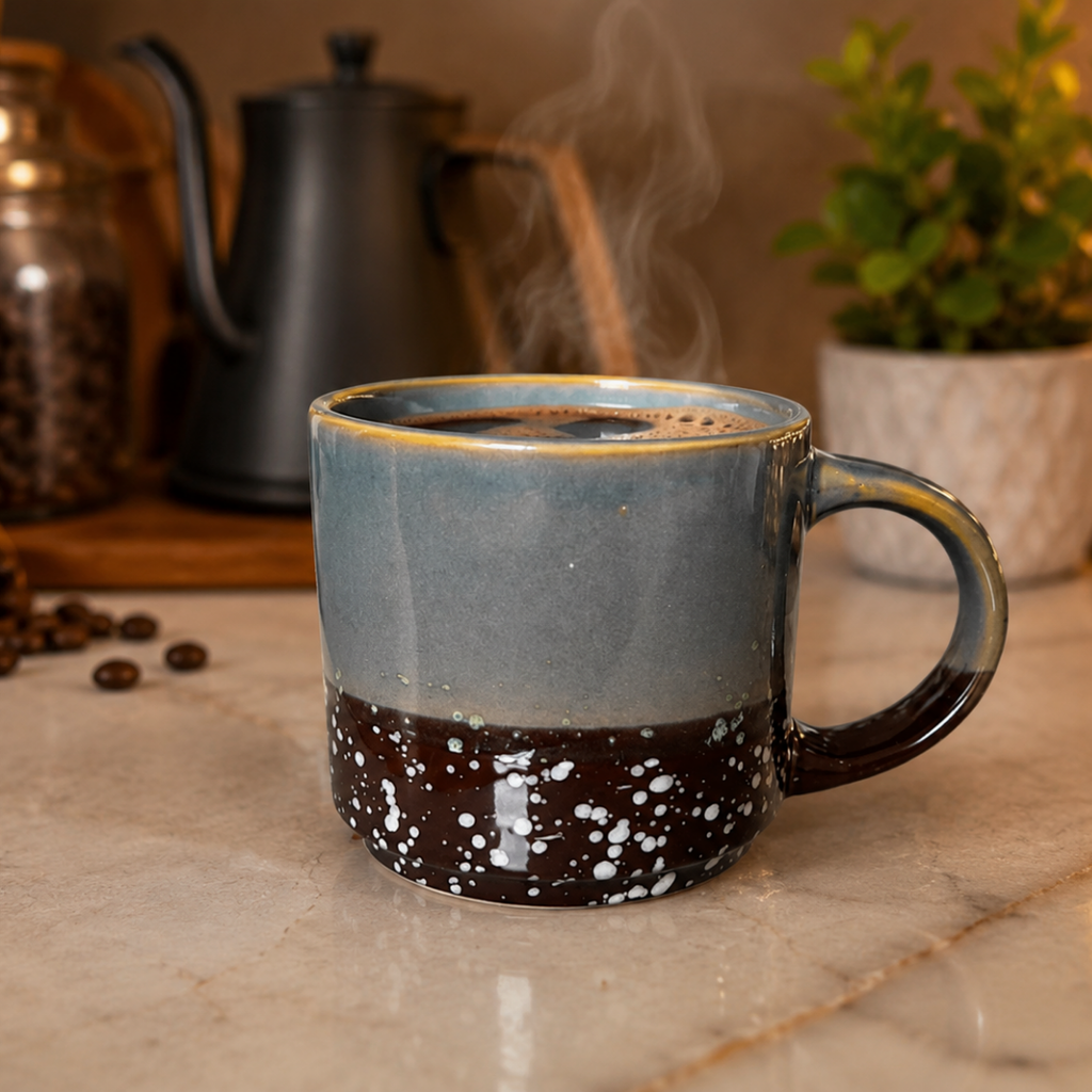 Speckled Gray Coffee Mug 350ml