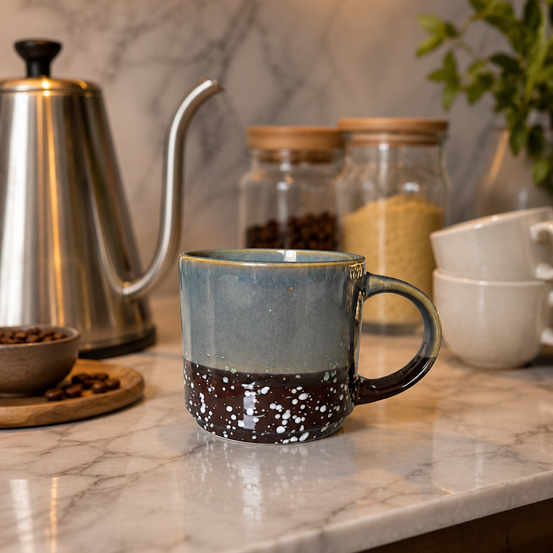 Speckled Gray Coffee Mug 350ml