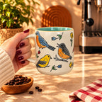 Garden Birds Mug – Cream with Teal Interior, 400ml – view 3