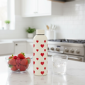 Heart Stainless Steel Water Bottle - Premium Insulated Hearts Stainless Steel Water Bottle