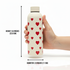 Heart Stainless Steel Bottle - Premium Insulated Water Bottle