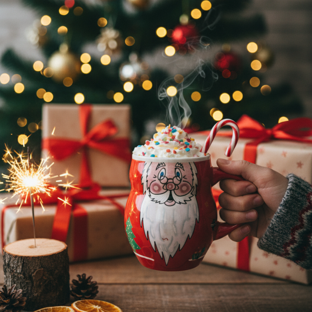 Santa Mug - Festive Christmas Coffee Mug