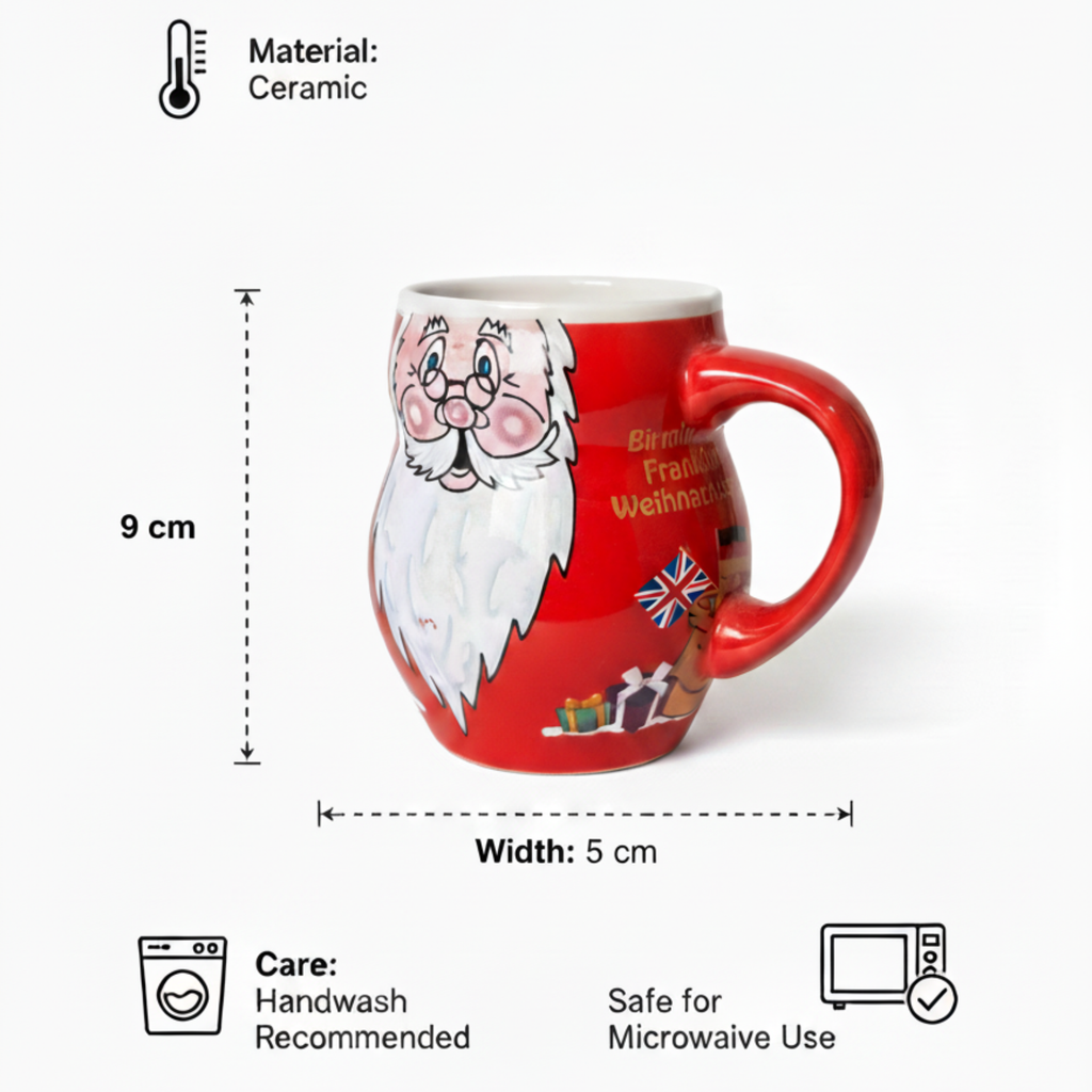 Santa Mug - Festive Christmas Coffee Mug